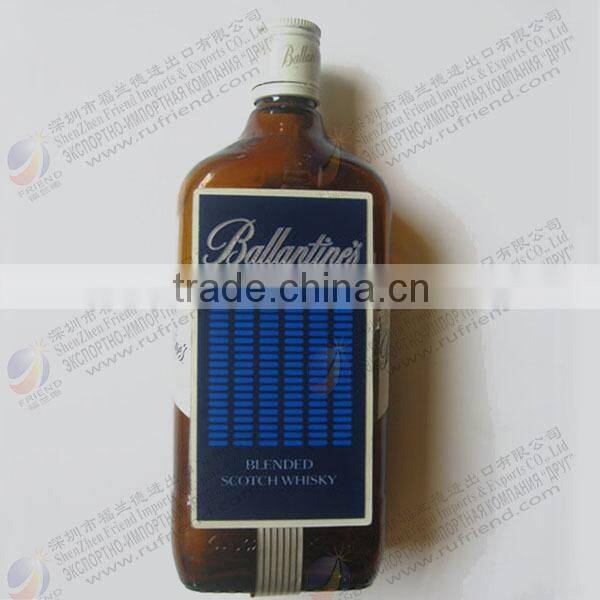 EL flashing label , EL wine bottle sticker , beer label