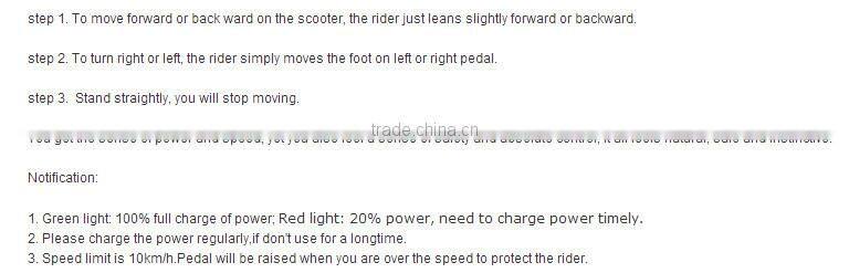 Newest Mini Smart Self Balancing two wheel Electric Scooter With Bluetooth