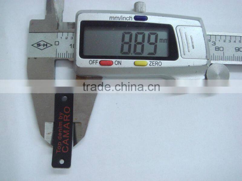 good quality customer design leather patch for clothing