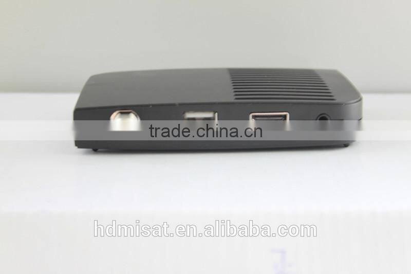 2014 digital FTA mini satellite tv receiver with USB update