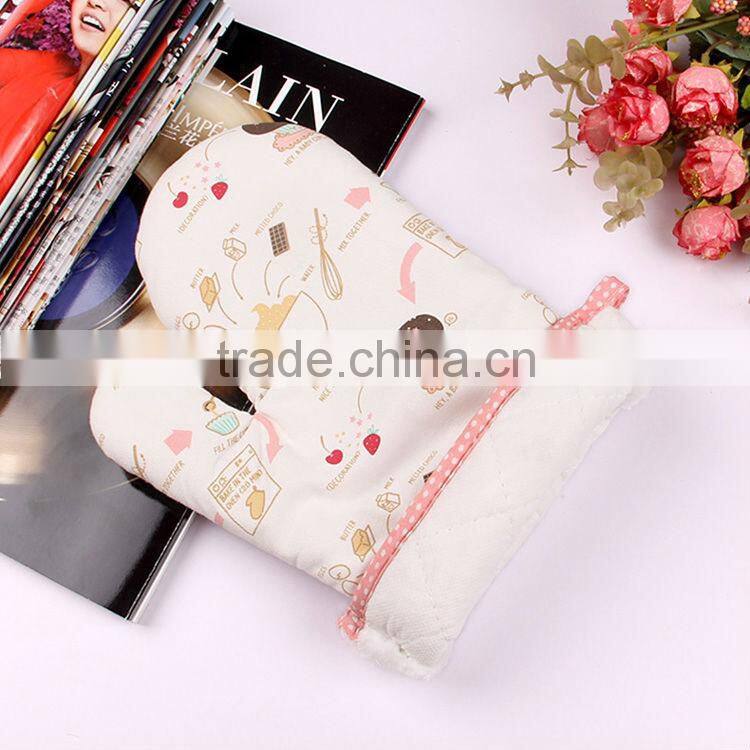 2013 customer design cotton twill kitchen gloves