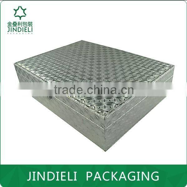 top sale silver leather cosmetic set box