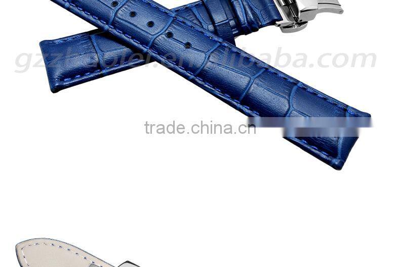 Durable men women cowhide leather strap watch 12mm 14mm 16mm18 20mm watch strap leather