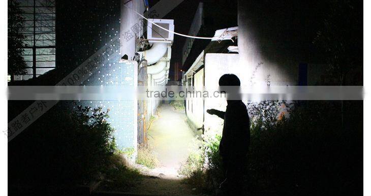 GOREAD Y50 Black Aluminum High bright rechargeable 1000lum T6 flashlight search light