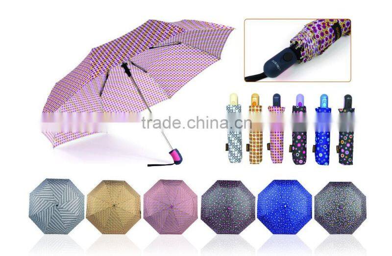 umbrella can be customized printing 3 fold cheap rain umbrella with factory price
