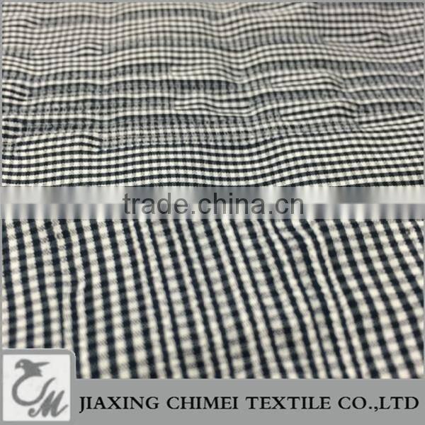 jiaxing Seersucker stripe spandex fabric cotton nylon fabric