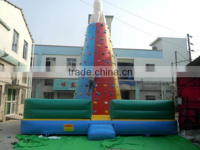 customized inflatable rock wall climbing for sale