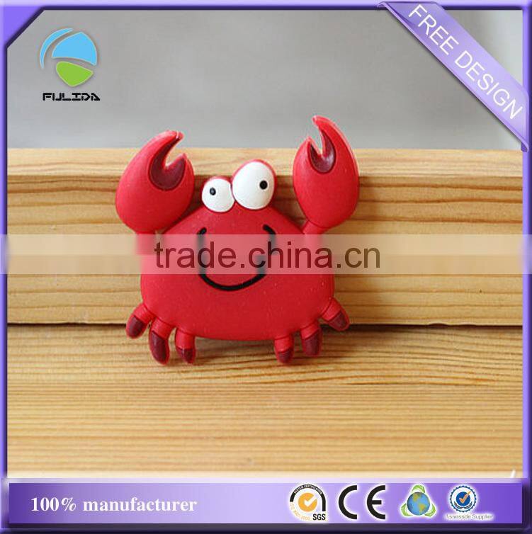 starfish shaped soft PVC rubber decorative fridge magnet