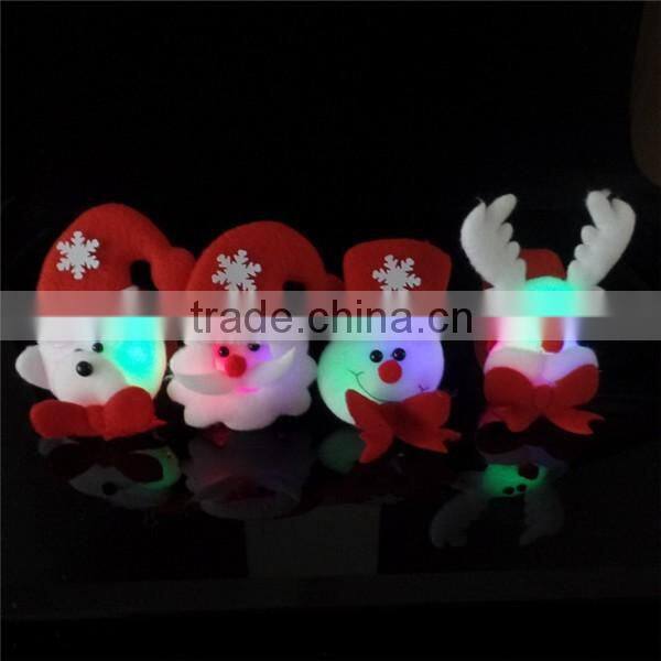 santa claus slap christmas led bracelet custom christmas party bracelet