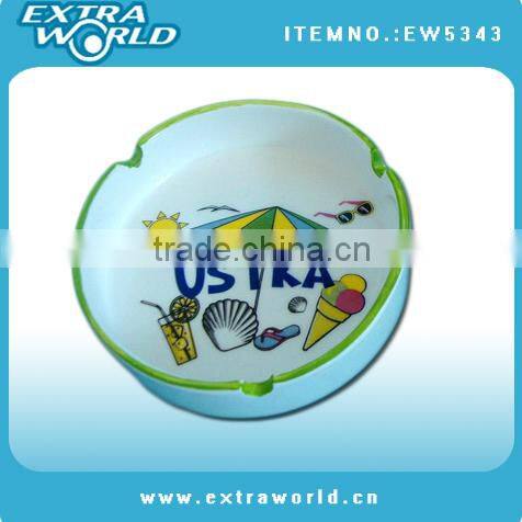 handpainting souvenir polyresin ashtray