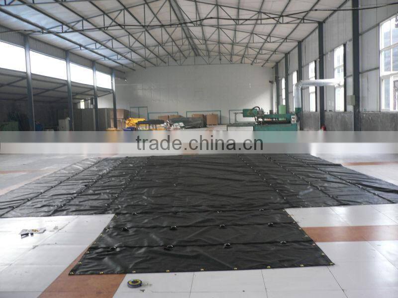 D-Rings Box Stitched Steel Tarpaulin