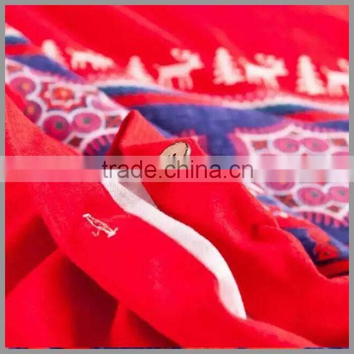 New Design Bohemian Style 100% cotton reactive printed bedding sets and comforter cover/colorful duvet cover and pillow covers