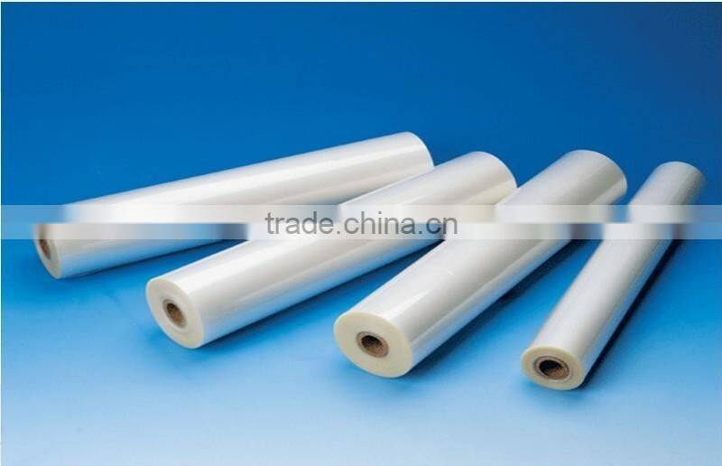 80micron glossy pvc cold lamiantion film with 120gsm white paper for vinyl laminated