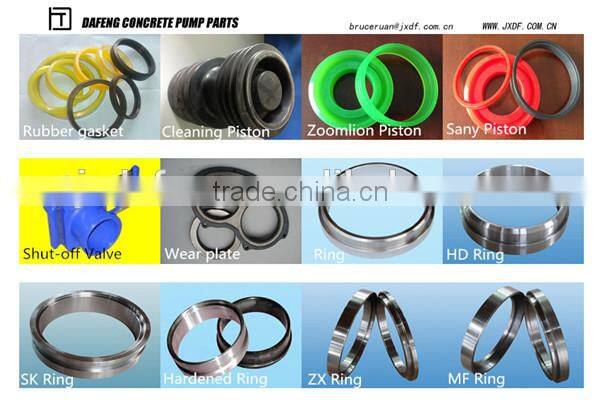 Use for concrete pump truck DN125 5"x3000mm ,4 layer bend rubber hose