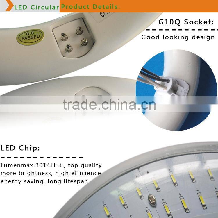 Hot Selling SMD 2835 tube light 205mm/225mm/300mm led circular tube g10q