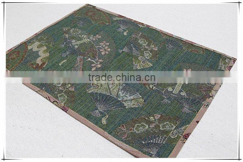 New styles tapestry jacqaurd fabric table mats, table runners
