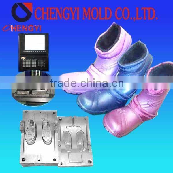 new design eva injection boots mould for warm kids snow boots