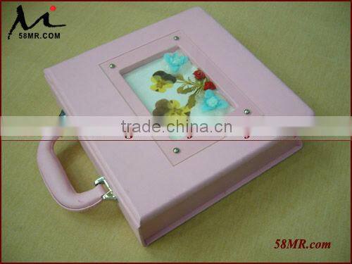Wedding Photo Album Suitcase,Fashion Design Photo Albums Suitcase,PU leather Album case