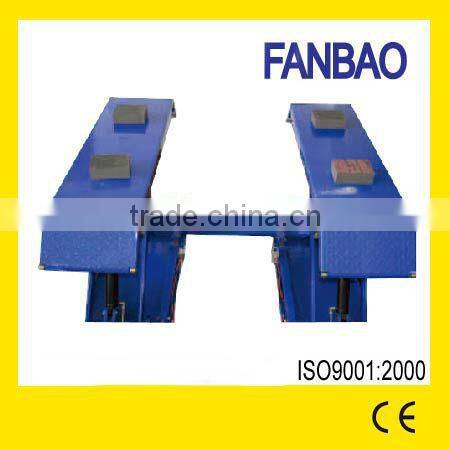 Mid-rise Scissor Hydraulic Lift .lifting height: 1M moveable with wheel for choice
