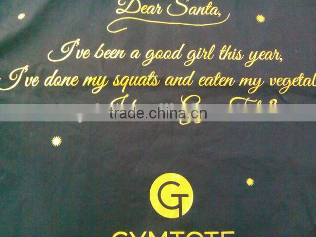 cotton fabric drawstring bag