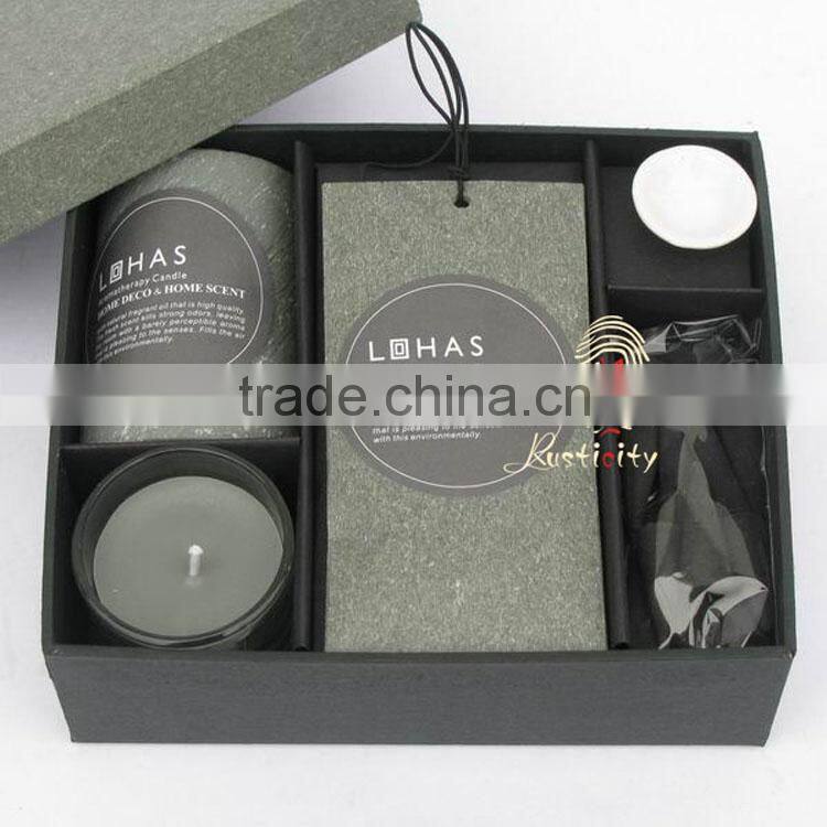 cone incense scented candle gifts set