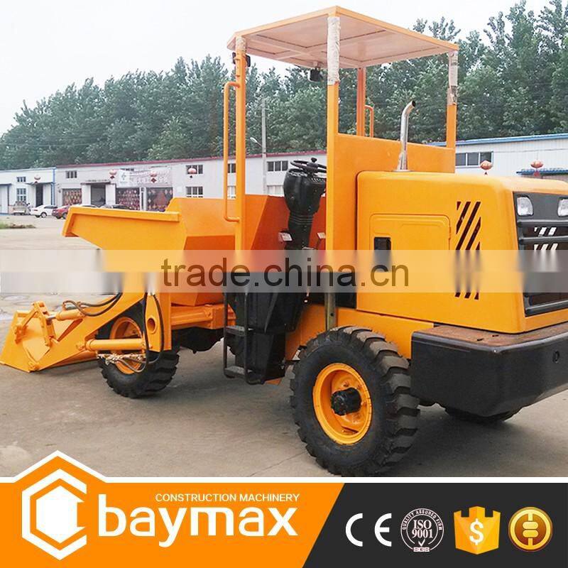 Self-loading mini track dumper truck