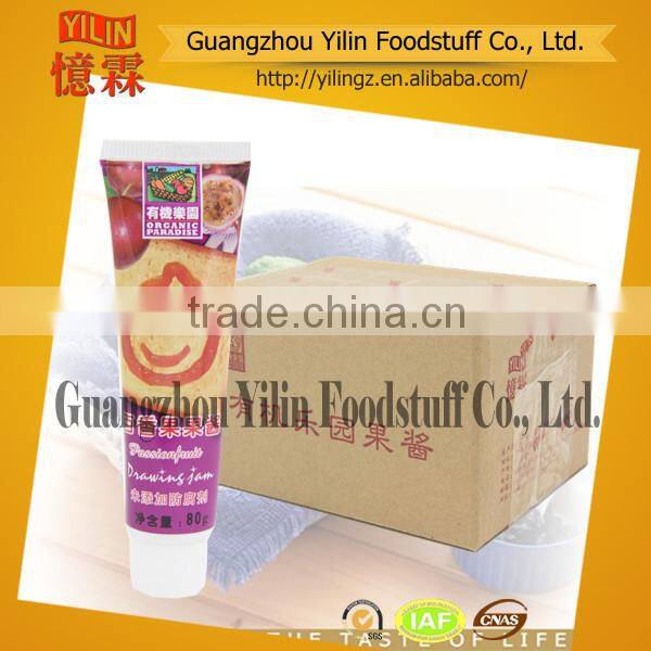 80g Passion Fruit jam OEM manufacturer by china factory