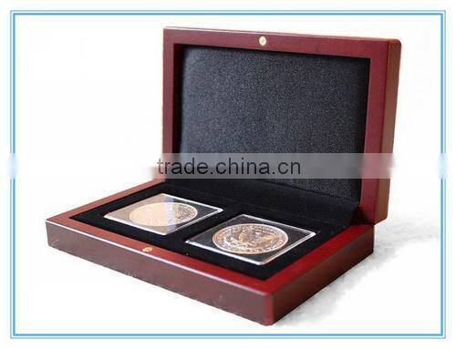 New Style wooden coin storage box with one tray