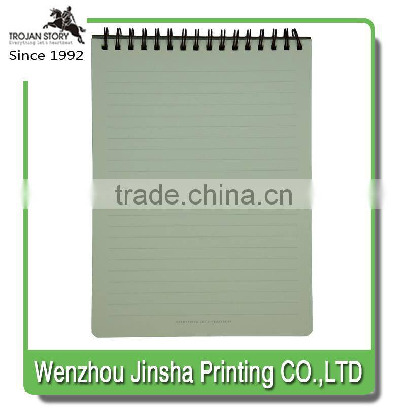 Hardcover Cute Mini Customize 2015 Weekly Planner Clear Cover Spiral Bound Journal Notebook