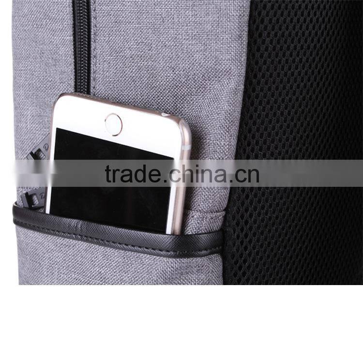 Fashion backpack wholesale high school students laptop backpacks canvas rucksack