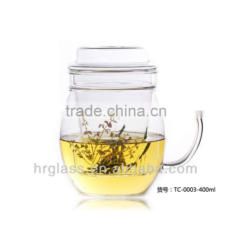 Factory direct wholesale glass tea cup mugs set