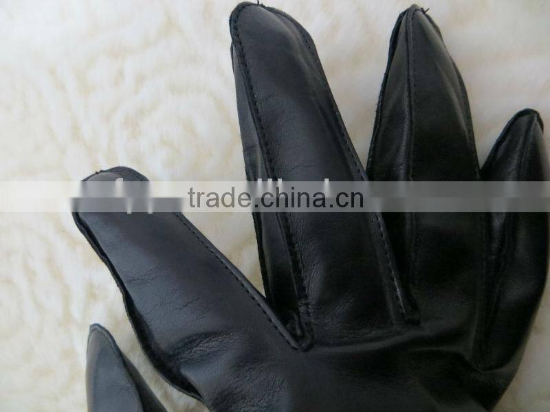 2013 fashion style hand sewing leather gloves