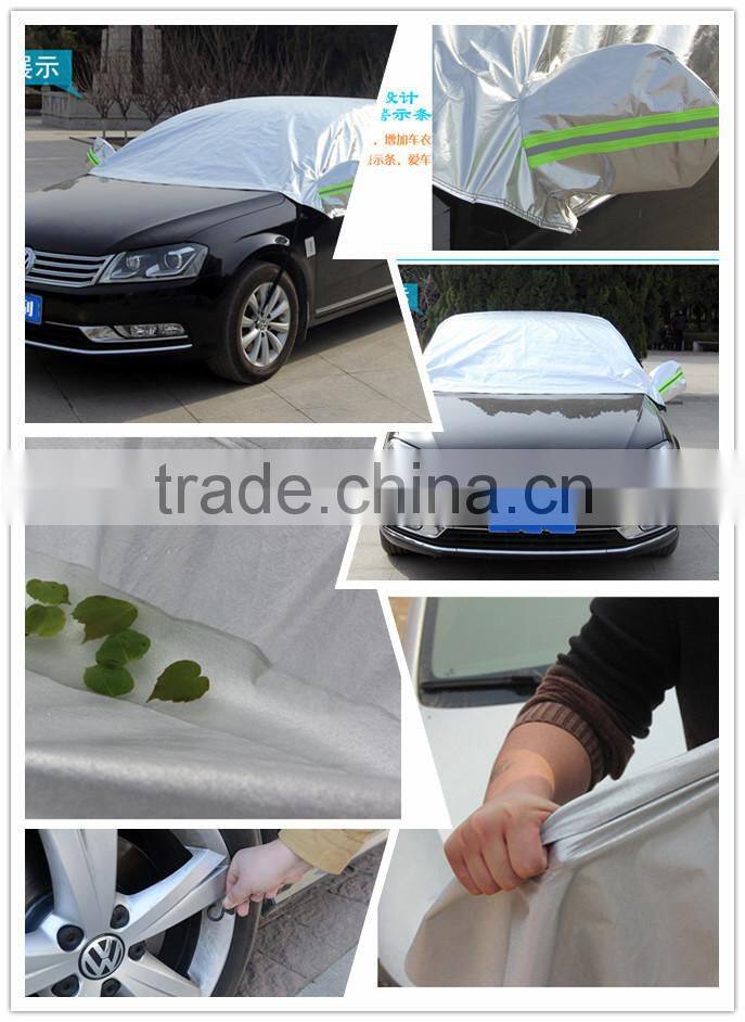 anti-sunshine aluminum film peva snow car cover/ big size car cover/anti uv peva car cover