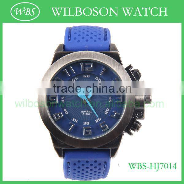 Young boy fashion silicone western wrist watches