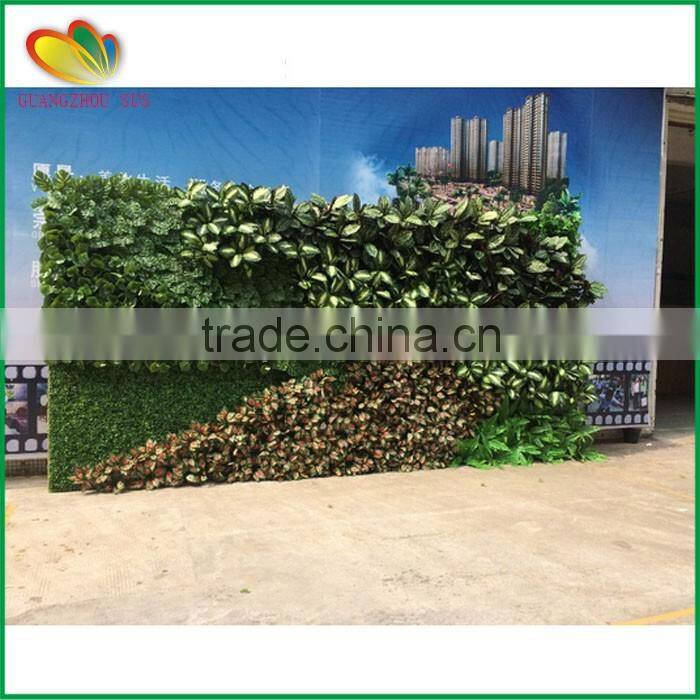 2016 new design vertical green wall fake green wall for decorative