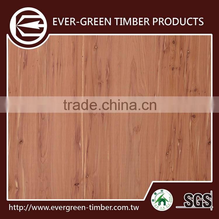 overvalue red cedar veneer laminate sheet for hardwood plywood