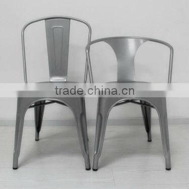Metal industrial armrest Chair