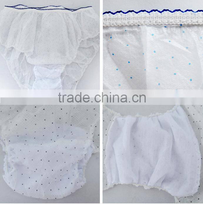 2016 newly product disposable paper pants for maternity