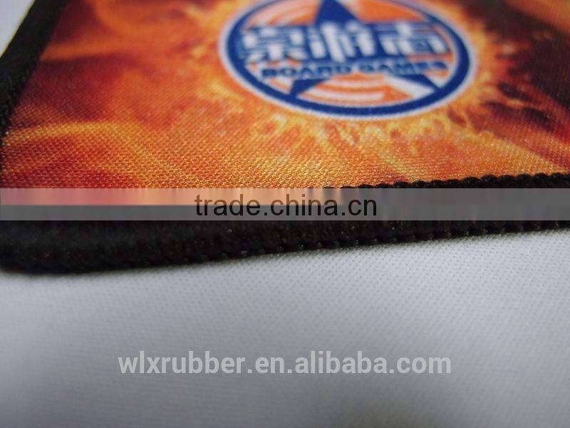 Custom rubber cloth sublimation gamemat/ game mouse mat