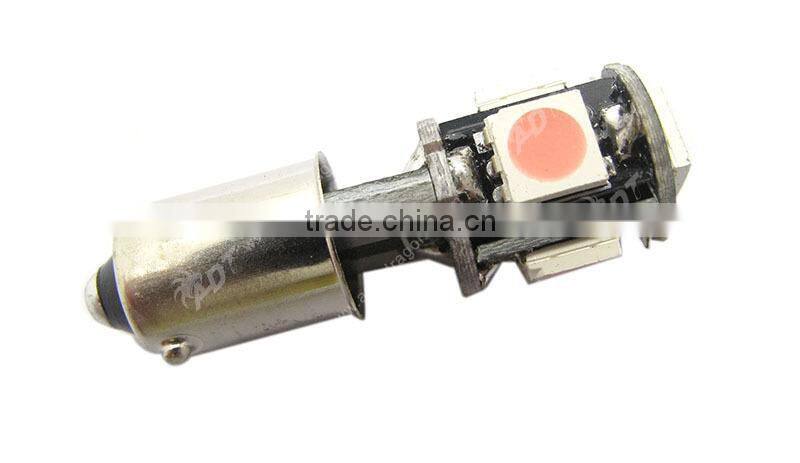 Canbus error-free T10 ba9s 5 led bulb purple color