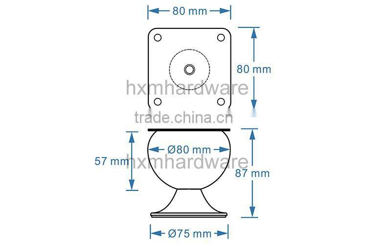 beautiful metal replacement sofa legs from china HXM1010A