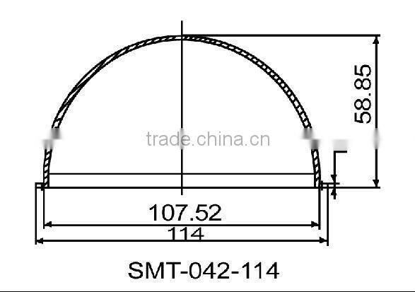Optical Dome Covers, Security bubbles, CCTV optical domes, Acrylic Bubbles