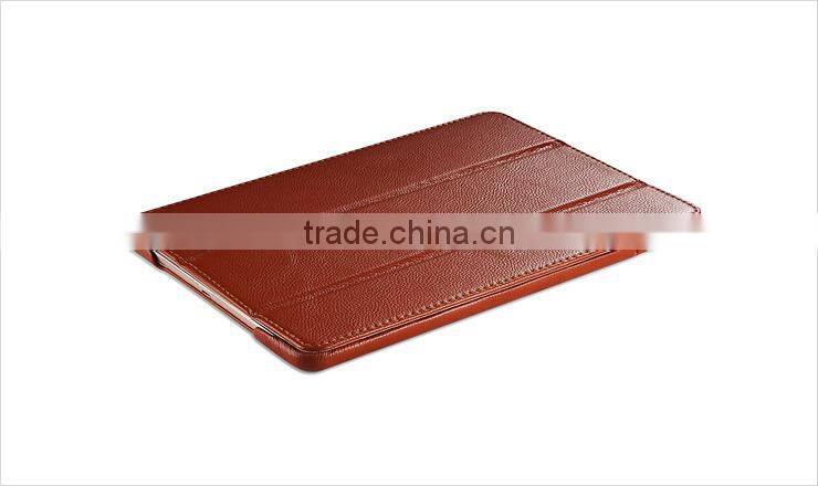 High Quality Side Open Leather Smart Case For iPad Air 2