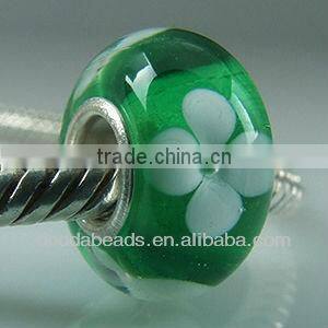2013 fashion trend 925 silver core lampwork glass Jewelry beads wholesale