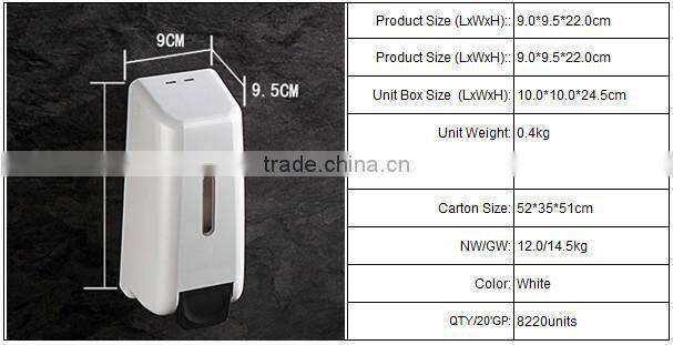 400ML ABS soap foam dispenser bathroom equipment