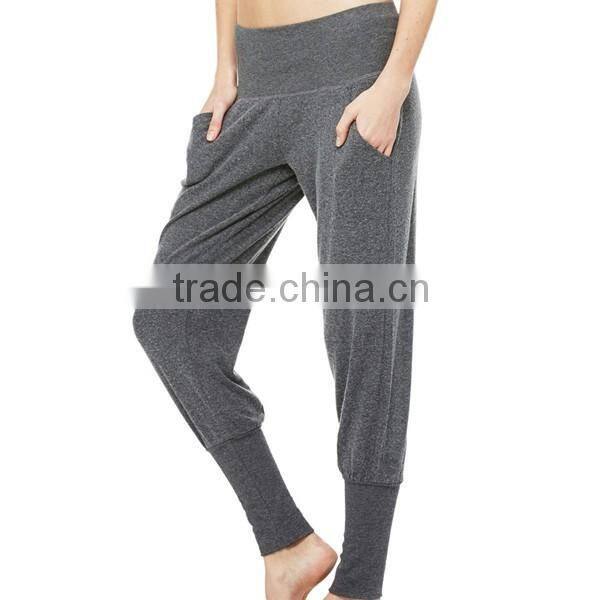 Relaxed fit ribbed hem cuffs unique hot girls yoga pants