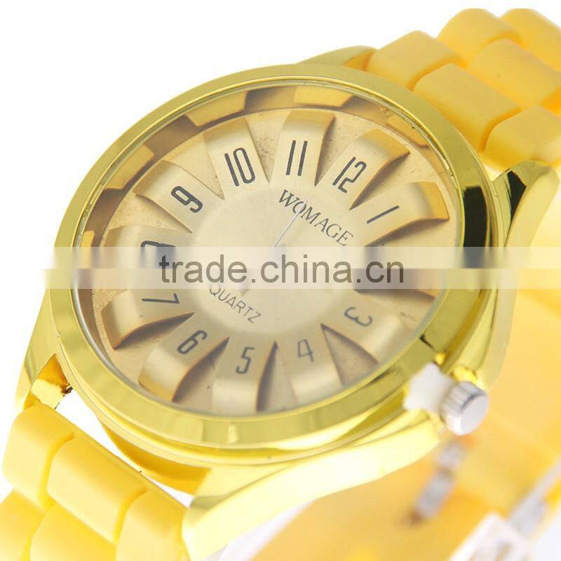 Colorful Silicone Jelly Gel Sport Wrist Watch, Chic Unisex Sports Wrist Watches Wholesale