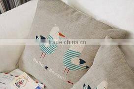 new super soft linen cotton animal print cushion