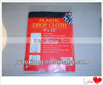 Cheap easy-cleaning and PE Material waterproof sofa cover or Dust Sheet Drop sheet