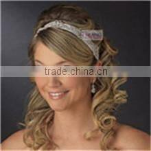 Crystal Rhinestone Applique Trim for Wedding Bridal Dress